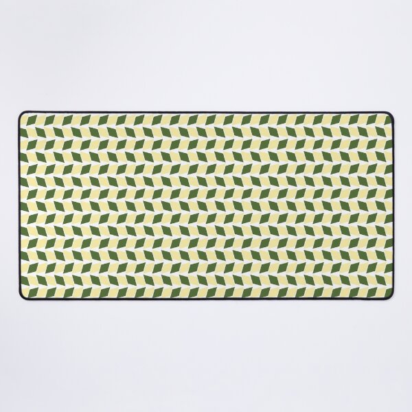 Aperçu de l'œuvre Charme vintage : motif à carreaux jaune beurre et vert aneth créée et vendue par Trend-Dify.