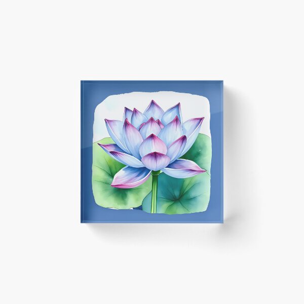 Item preview, Blue Lotus Wall Decor designed and sold by Shirtastically.