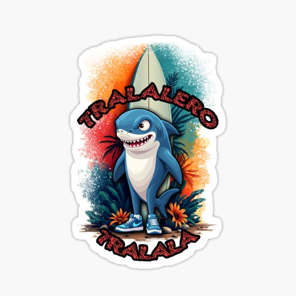 Item preview, Tralalero Tralala / Shark Meme / Italian Brain Rot designed and sold by DarrenAshenOne.