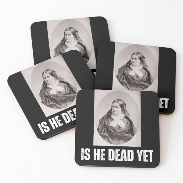 Item preview, Is He Dead Yet Susan B. Anthony Vintage Photo Design designed and sold by EarthArtDesigns.
