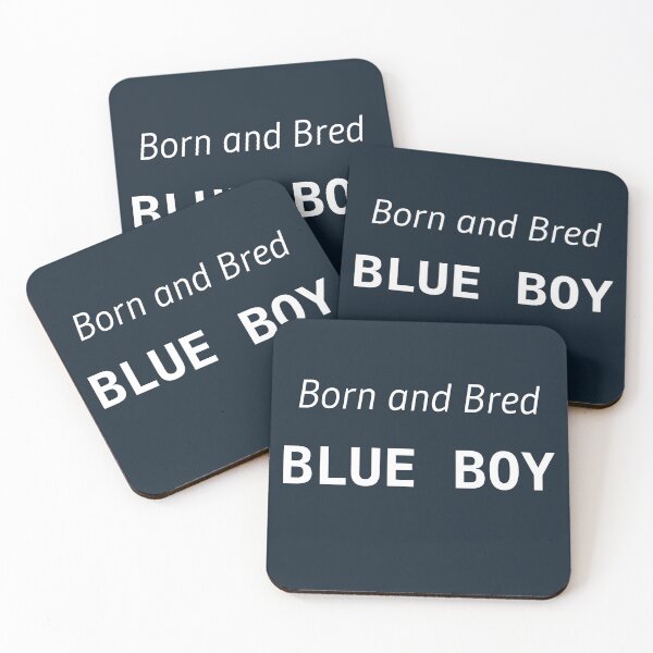 Item preview, Carlton Football Club -The Blues  - Born and Bred Blue Boy designed and sold by BetweenThePosts.