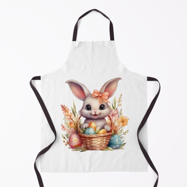 Item preview, Springtime Splendor: Bunny with Floral Basket designed and sold by SellingWSarah17.