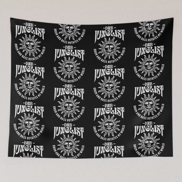 Item preview, JUNGLIST  - DNB Sun vibes (white) designed and sold by Discothreadz.