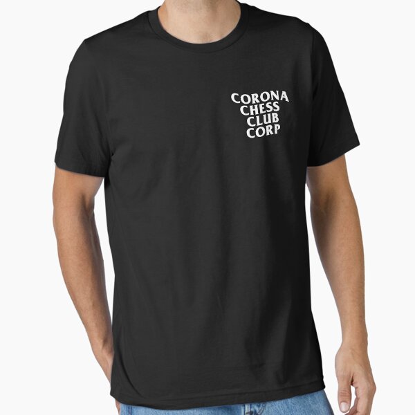 Artikel-Vorschau von Corona Chess Club Corp - Weiße Schrift, designt und verkauft von 4Ceez.