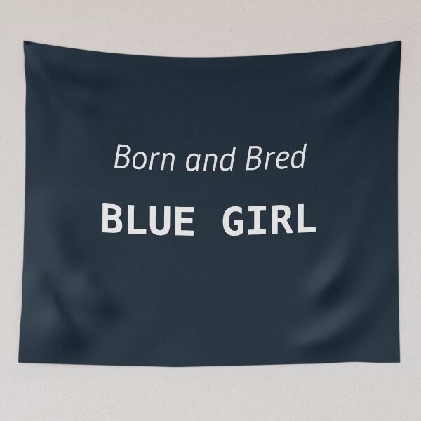Item preview, Carlton Blues - Born and Bred Blue Girl designed and sold by BetweenThePosts.