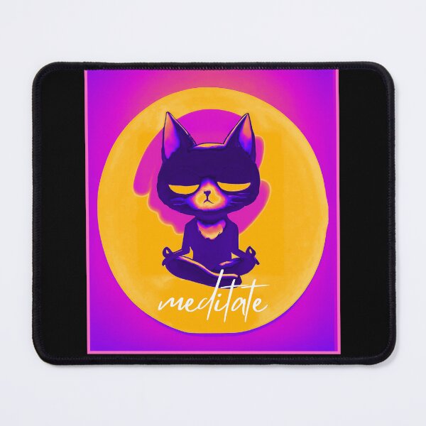 Item preview, Meditate - vivid cat vivid designed and sold by FlipStitch Tees.