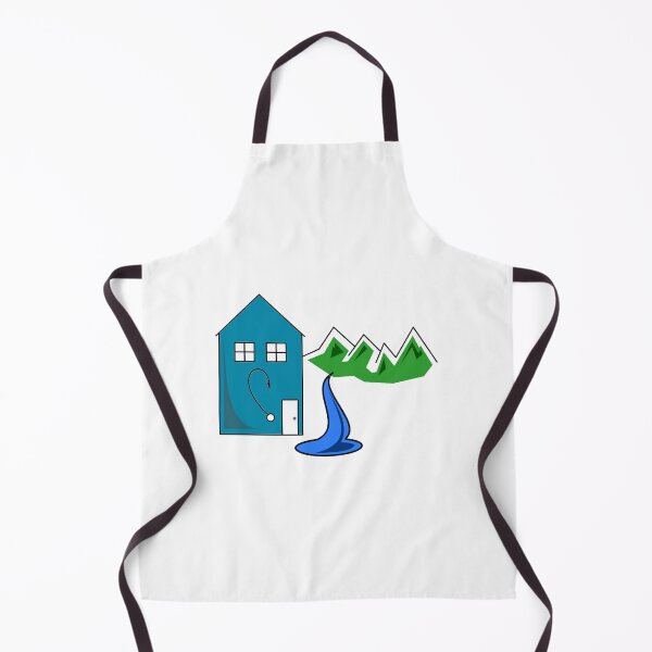 Item preview, House with Mountain and pond designed and sold by Nickb22.
