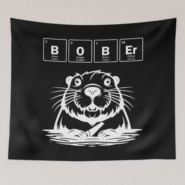 Item preview, Funny Polish Bober Beaver Periodic Table  designed and sold by Anniko Art Studio.