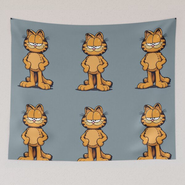 Item preview, Garfield Iconic Poses Whimsical Art Comic Funny Pop designed and sold by ART ATTACK ZONE.