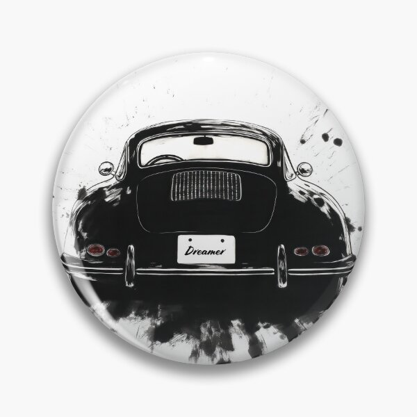 Item preview, Porsche 356 Ink illustration designed and sold by blackdogshop.