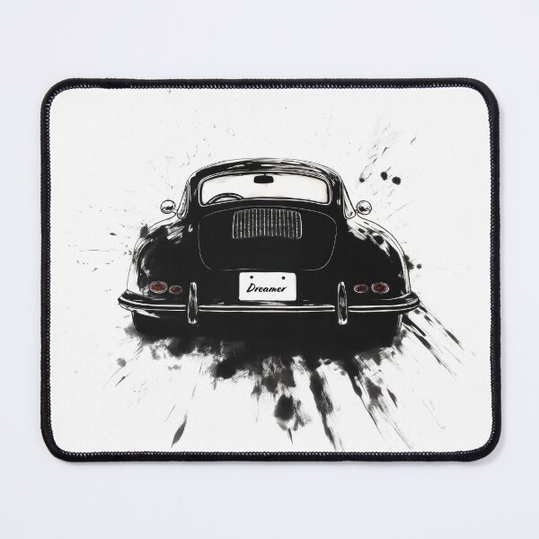 Item preview, Porsche 356 Ink illustration designed and sold by blackdogshop.