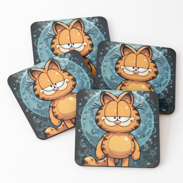 Item preview, Garfield Moon Whimsical Art Comic Funny Pop designed and sold by ART ATTACK ZONE.