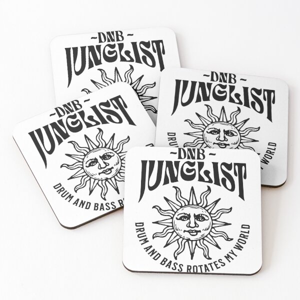 Item preview, JUNGLIST  - DNB Sun Vibes (Black)  designed and sold by Discothreadz.
