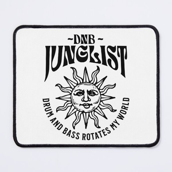 Item preview, JUNGLIST  - DNB Sun Vibes (Black)  designed and sold by Discothreadz.