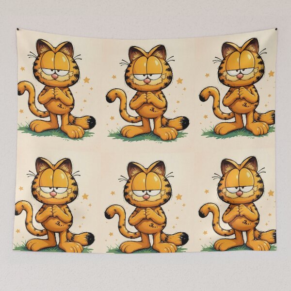 Item preview, Garfield Stars Whimsical Art Comic Funny Pop designed and sold by ART ATTACK ZONE.
