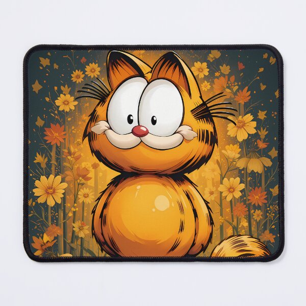 Item preview, Flowers Garfield Whimsical Art Comic Funny Pop designed and sold by ART ATTACK ZONE.