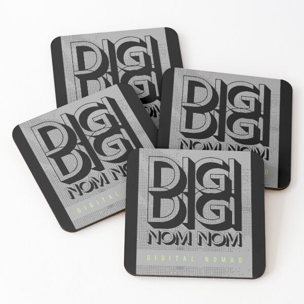 Item preview, Digital Nomad - Digi Digi Nom Nom designed and sold by FlipStitch Tees.