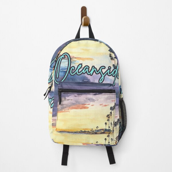 Item preview, Oceanside California Beach Sunset Art Print designed and sold by TuncGK.