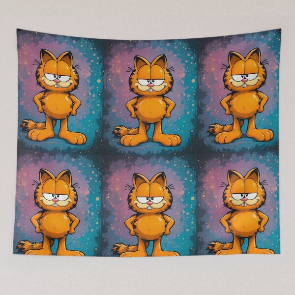 Item preview, Garfield Colorful Whimsical Art Comic Funny Pop designed and sold by ART ATTACK ZONE.
