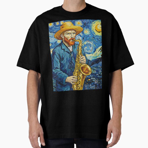Item preview,  Vincent van Gogh playing saxophone designed and sold by 1artcolor.