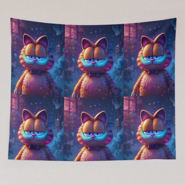Item preview, Garfield Night Vibes Art Comic Funny Pop designed and sold by ART ATTACK ZONE.