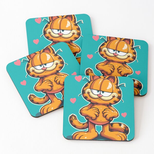 Item preview, Garfield Love Whimsical Art Comic Funny Pop designed and sold by ART ATTACK ZONE.