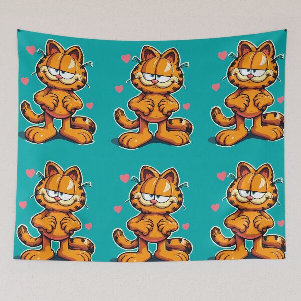 Item preview, Garfield Love Whimsical Art Comic Funny Pop designed and sold by ART ATTACK ZONE.