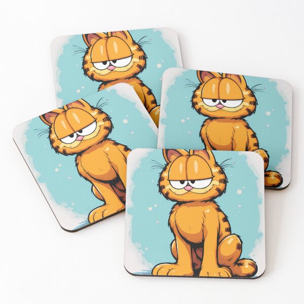 Item preview, Garfield Kitty Whimsical Art Comic Funny Pop designed and sold by ART ATTACK ZONE.