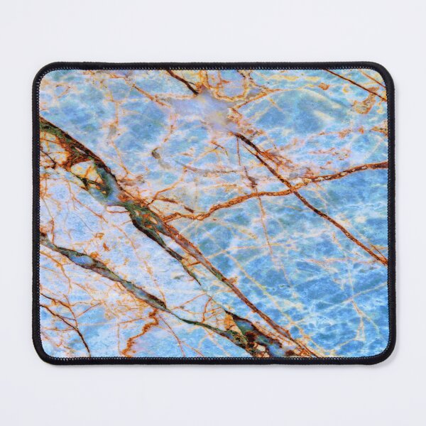 Item preview, Sky Blue Faux Marble With Coppery Colored Veins designed and sold by DEC02.
