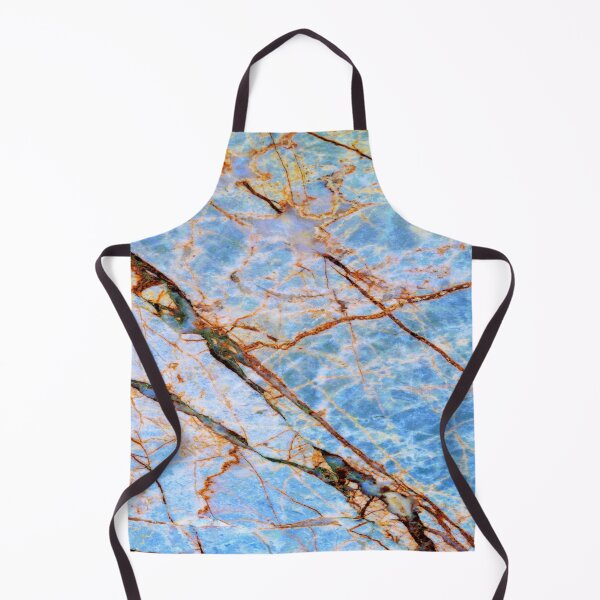 Item preview, Sky Blue Faux Marble With Coppery Colored Veins designed and sold by DEC02.
