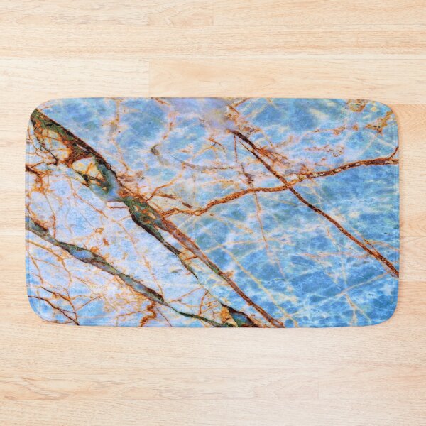 Item preview, Sky Blue Faux Marble With Coppery Colored Veins designed and sold by DEC02.