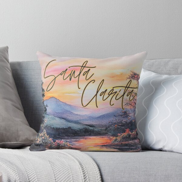 Item preview, Santa Clarita California Scenic Watercolor Art designed and sold by TuncGK.