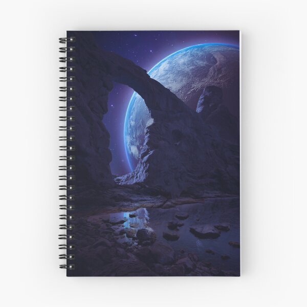 Item preview, Earth Viewed from Another Planet - Cosmic Landscape Art designed and sold by ApGraphicDesigns.