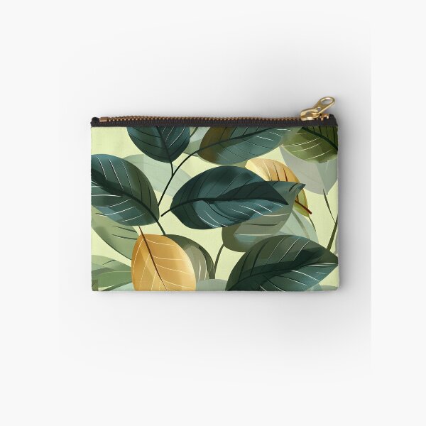 Item preview, Layered Leaf Pattern in Greens designed and sold by Eclectic Monkey.