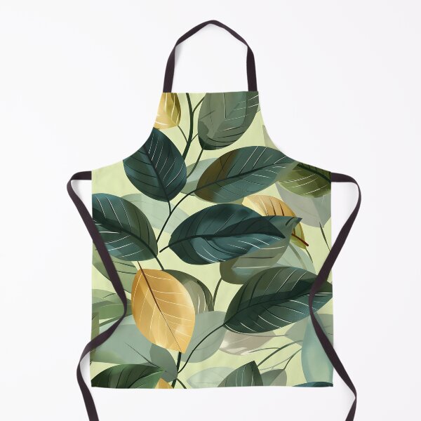 Item preview, Layered Leaf Pattern in Greens designed and sold by Eclectic Monkey.