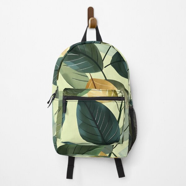 Item preview, Layered Leaf Pattern in Greens designed and sold by Eclectic Monkey.