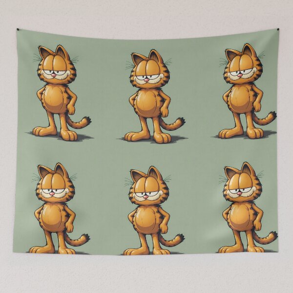 Item preview, Green Garfield Art Comic Funny Pop designed and sold by ART ATTACK ZONE.