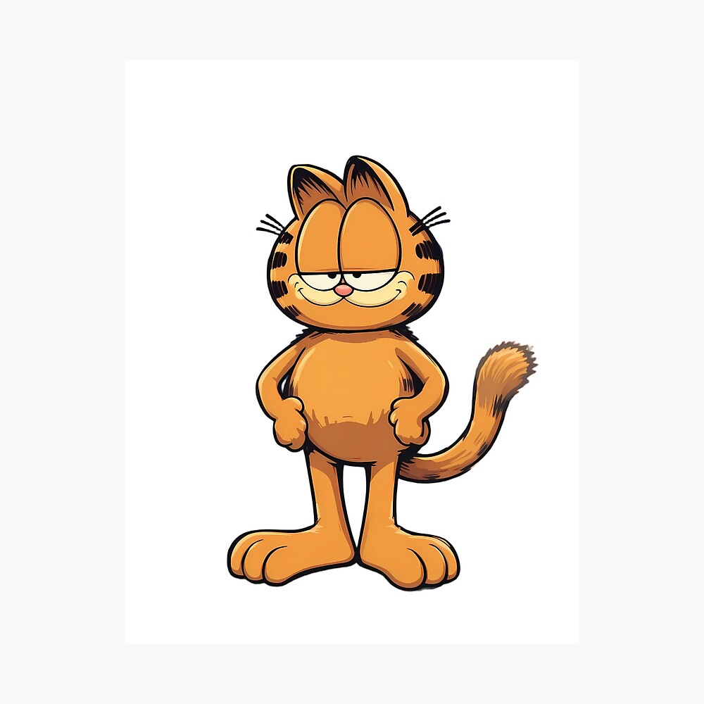 Cartoon Play Garfield Art Comic Funny Pop Poster