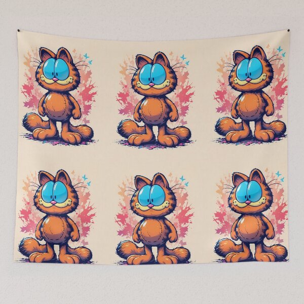 Item preview, Colorful Paint Garfield Art Comic Funny Pop designed and sold by ART ATTACK ZONE.