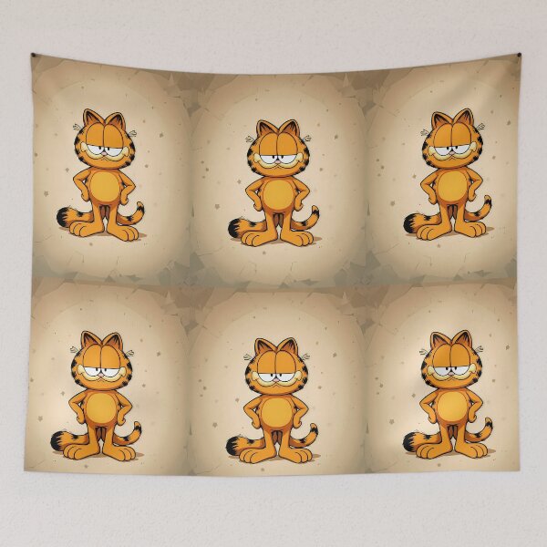 Item preview, The Rock Garfield Art Comic Funny Pop designed and sold by ART ATTACK ZONE.