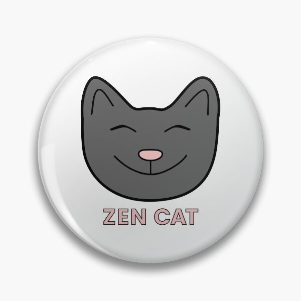 Item preview, Happy Zen Cat, Chill Kitty designed and sold by MoePark.