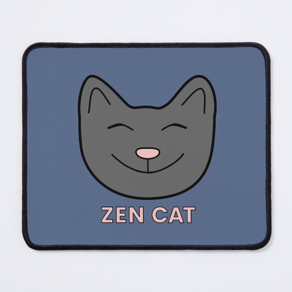 Item preview, Happy Zen Cat, Chill Kitty designed and sold by MoePark.