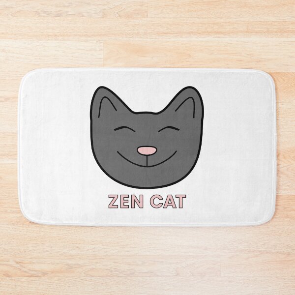 Item preview, Happy Zen Cat, Chill Kitty designed and sold by MoePark.