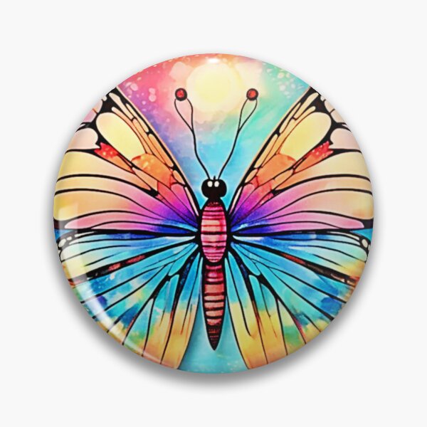 Item preview, Vibrant Butterfly Art designed and sold by Health And Fitness Posts e-Store.