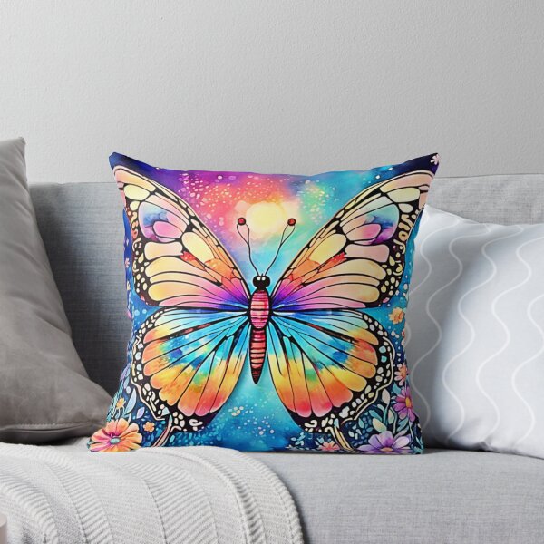 Item preview, Vibrant Butterfly Art designed and sold by Health And Fitness Posts e-Store.
