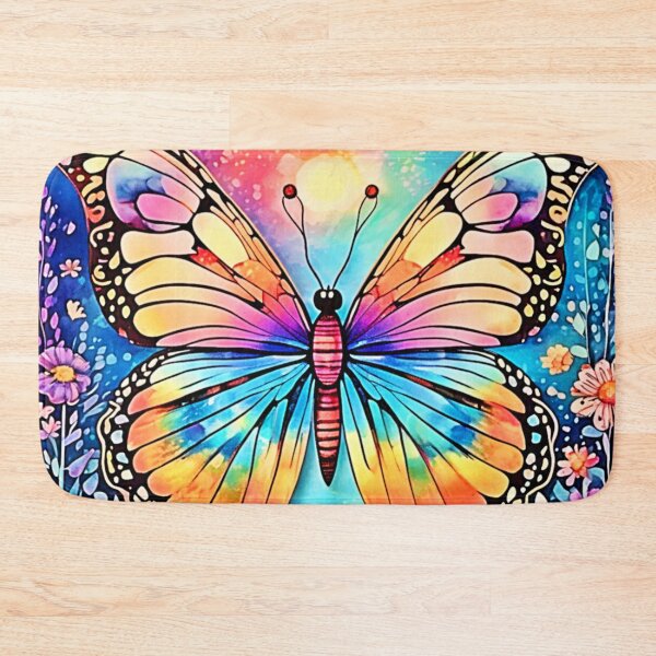 Item preview, Vibrant Butterfly Art designed and sold by Health And Fitness Posts e-Store.