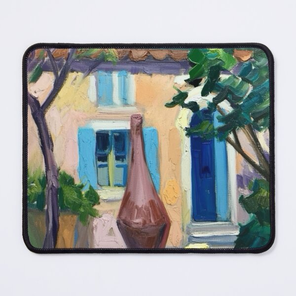 Item preview, Large Clay Jug in a French Garden – Impressionist Still Life designed and sold by CARRAANN.