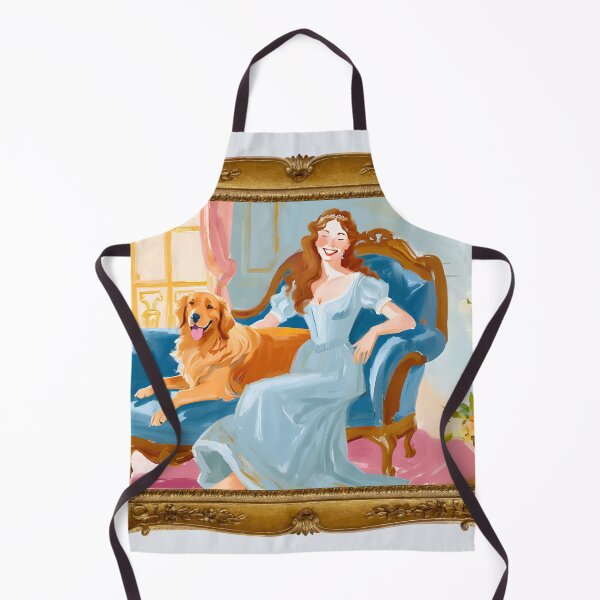 Item preview, Oil Painting with Golden Retriever designed and sold by ThiccAndSik.