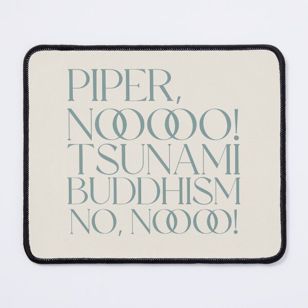 Item preview, Piper, No! Victoria Interview Quote White Lotus in Modern Font designed and sold by Stickers by @molllyclare.
