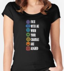 CHAKRAS Women's Fitted Scoop T-Shirt